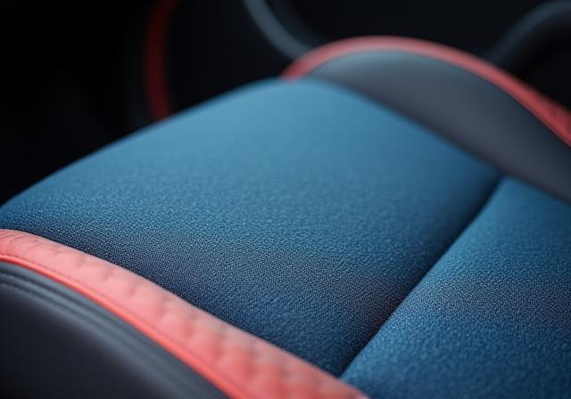 Example showing revitalized fabric upholstery after deep cleaning