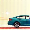Icon of a sparkling clean car driving away